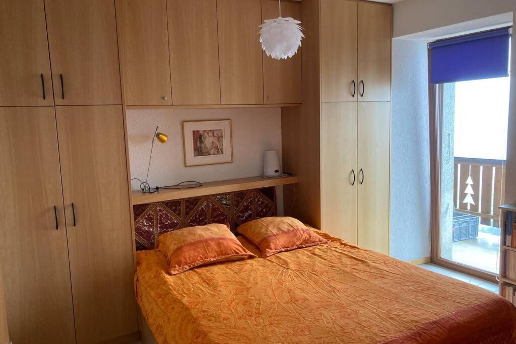 Bel Appartement 2.5 Pieces Avec Balcon, Magnifique Vue Sur Le Glacier Des Grands Finhaut 외부 사진